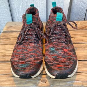Adidas Ultraboost Mid sneaker size 11.5 gray red turquoise